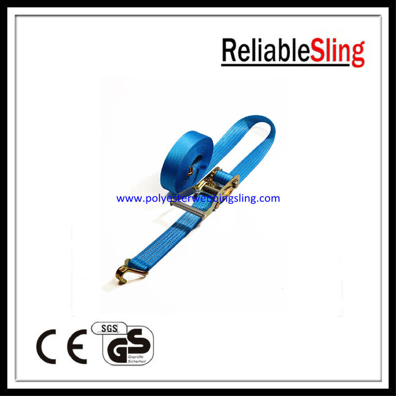 Boat trailer Ratchet Tie Down Strap , 2" 5T heavy duty lashing straps