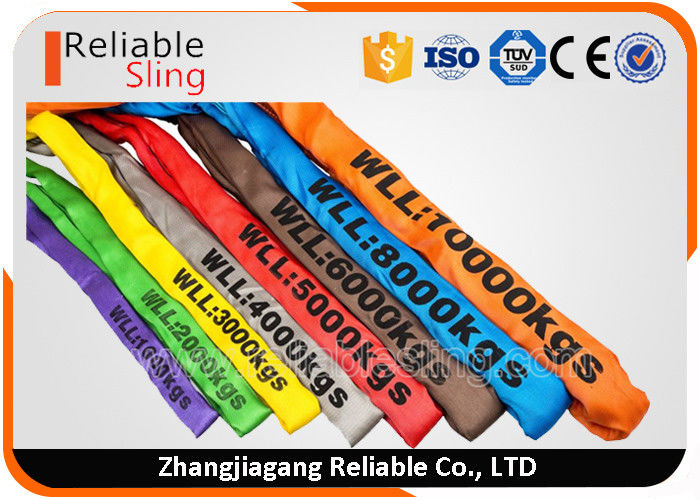 EN Standard Color Code Polyester Round Slings Endless Cargo Slings
