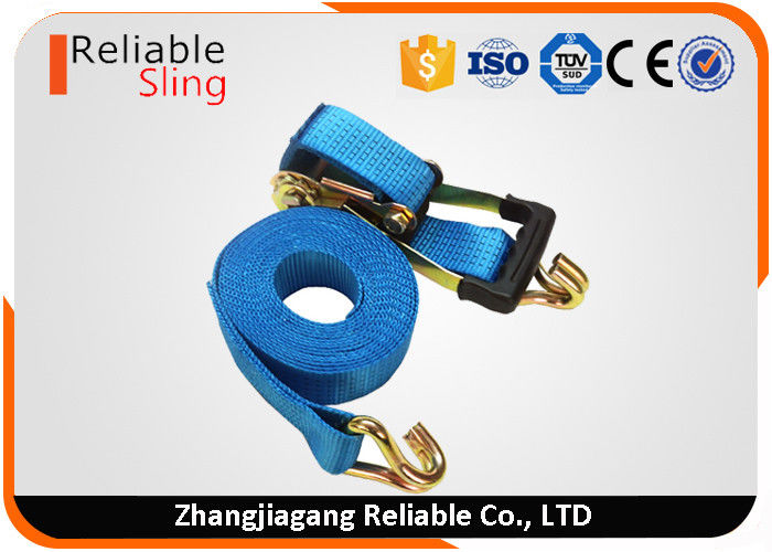 5 Ton Blue Polyester bing Strap Car Trailer Tie Down Straps with