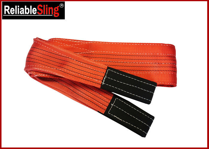Double ply Polyester Flat bing Sling Industrial Rigging Straps From