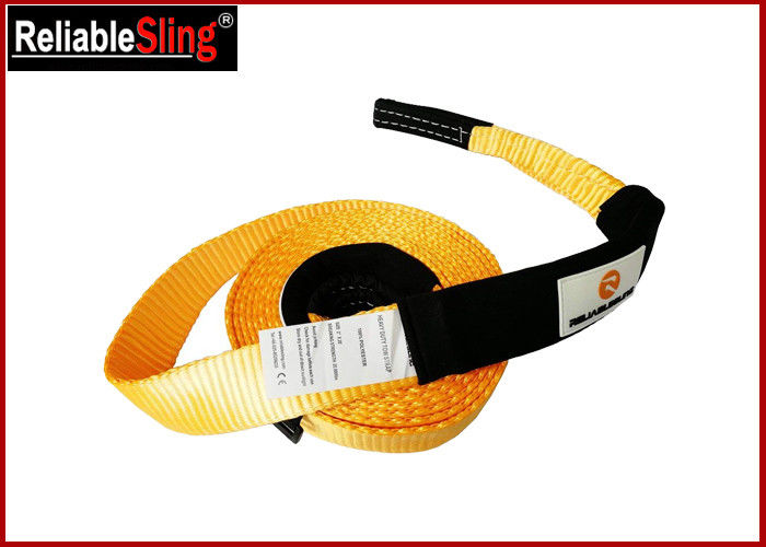 Single ply 2" polyester Loop racing car tow strap Orange 20,000 lbs
