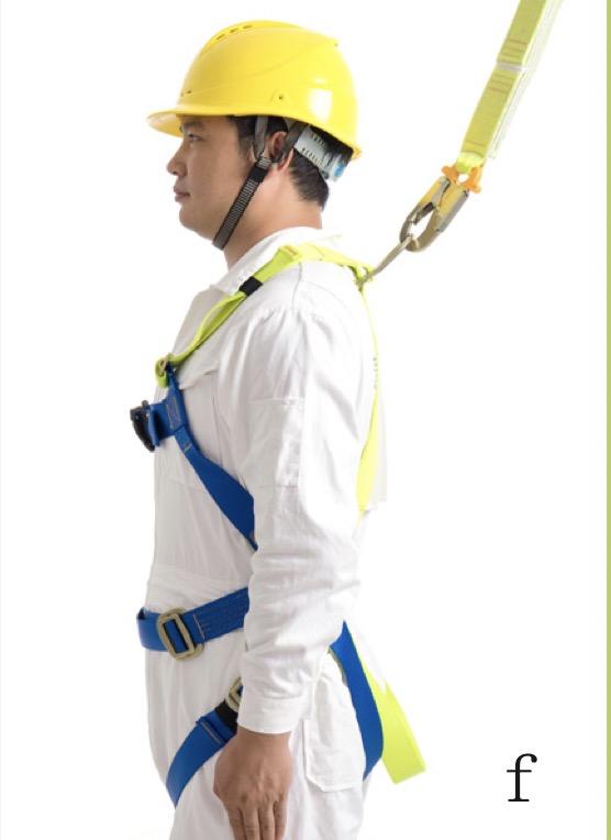 GB 6095 Fall Protection Safety Harnesses , Full Body Harness For