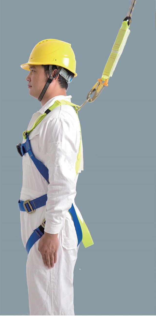 GB 6095 Fall Protection Safety Harnesses , Full Body Harness For