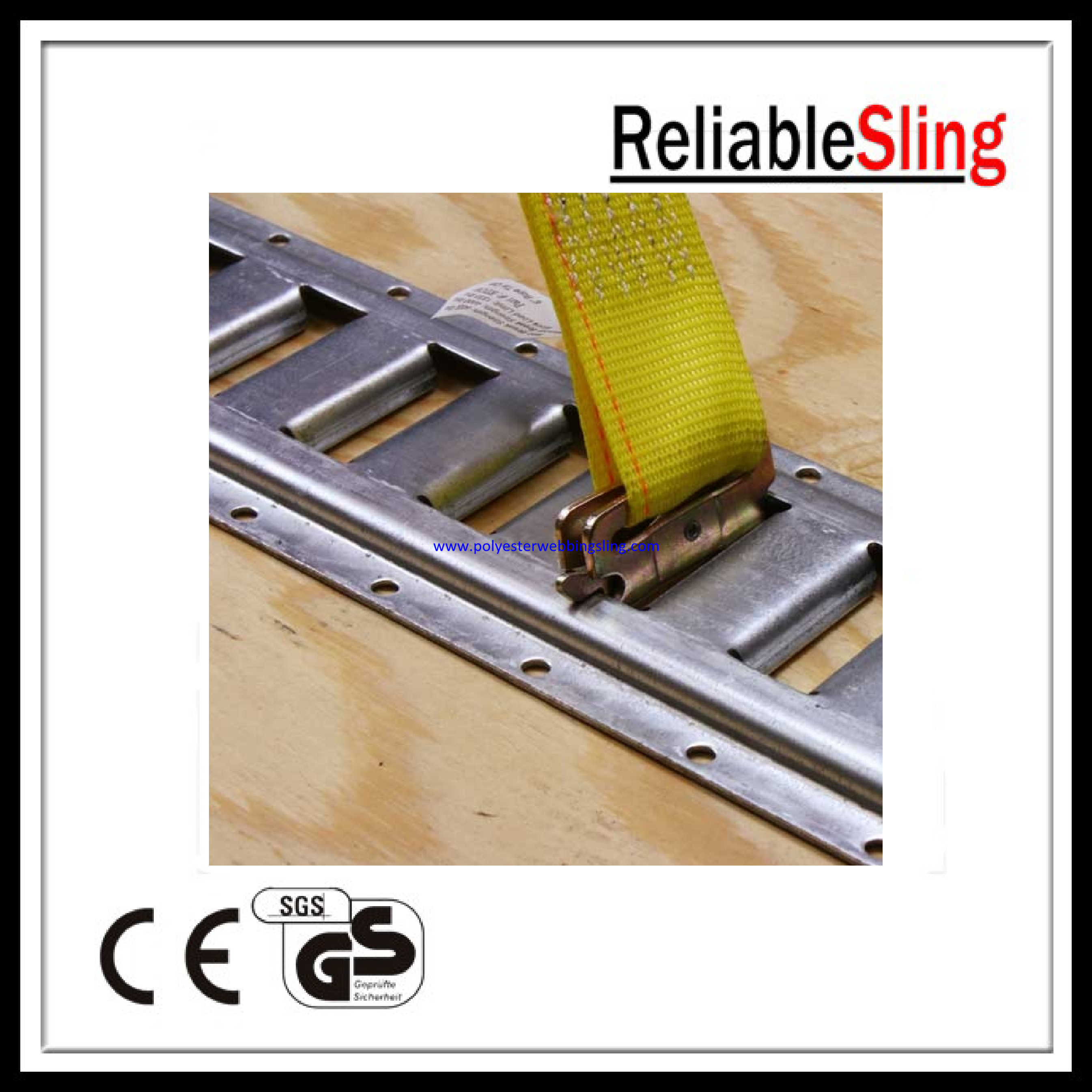 2" Cam Buckle Tie Down Straps with E Track / e track cargo straps