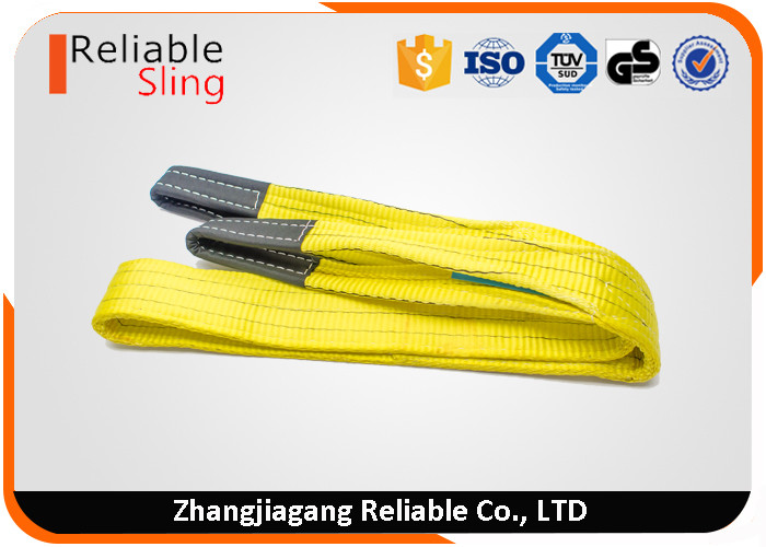 Eye and eye Type Polyester Flat bing Sling Belt For Lifting 3ton