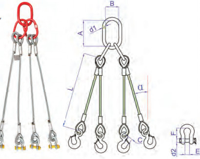 High-Quality Wire Rope Sling Assembly For Heavy Duty Lifting Durable & Customizable