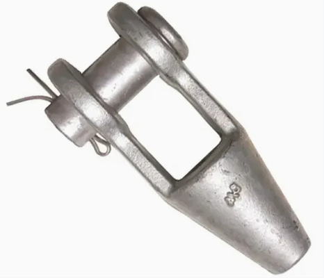 G416 Galvanized Open Spelter Wire Rope Socket with Cotter Pin – High-Strength Rigging Solution
