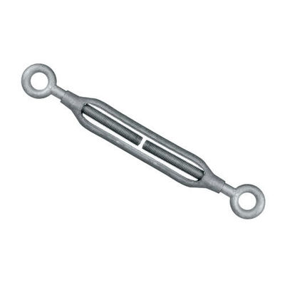 ISO 0.25 X 4" Galvanized Heavy Duty Turnbuckle