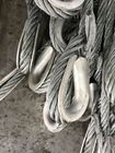 EN 13411-1 9/16&quot; Thimble Eye Wire Rope Sling Low Carbon Mild Steel