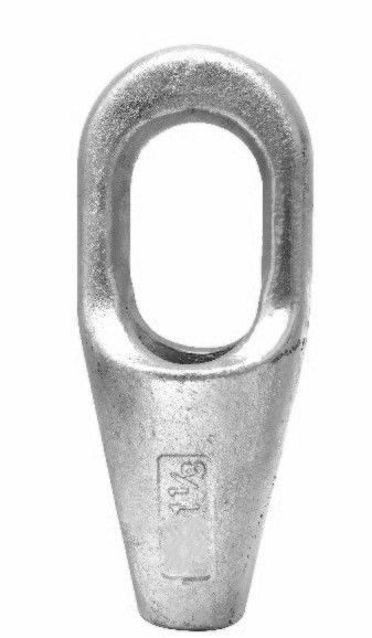 1-1/8&quot; Wire Rope End Stop , Closed Spelter Socket