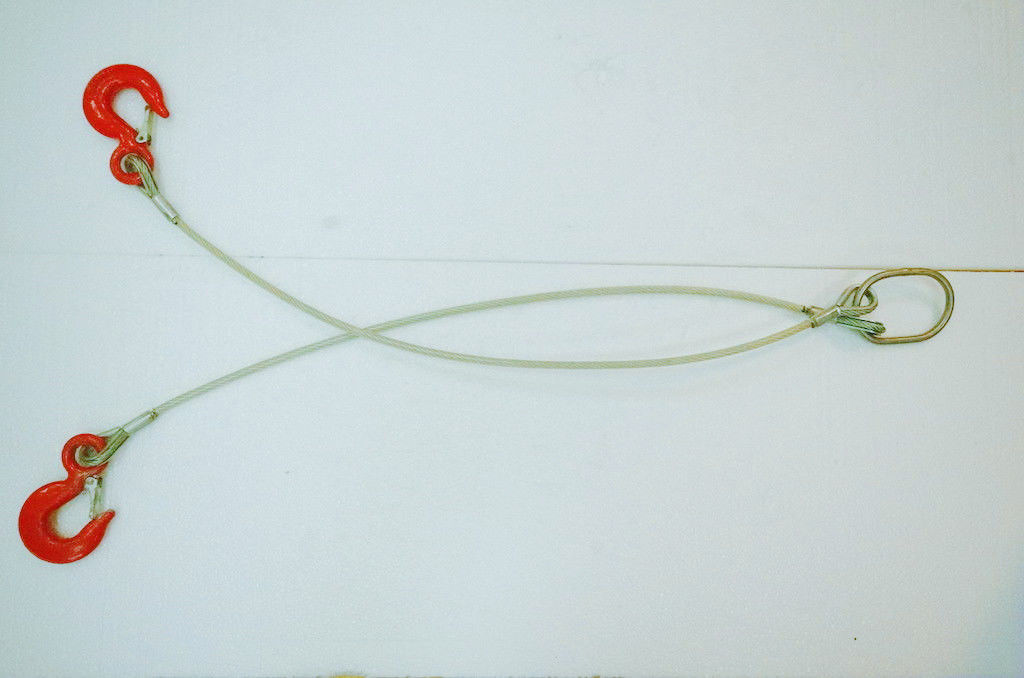 EN 13414-1 22mm Double Leg Steel Wire Rope Sling Assembly