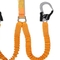 ISO9001 Fall Protection Safety Harnesses PET Fiber Energy Absorbing Lanyard Twin Access