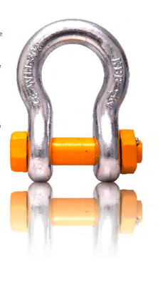Galvanized Steel WLL 30 Tonne 1.5 Inch Shackle Bow Type
