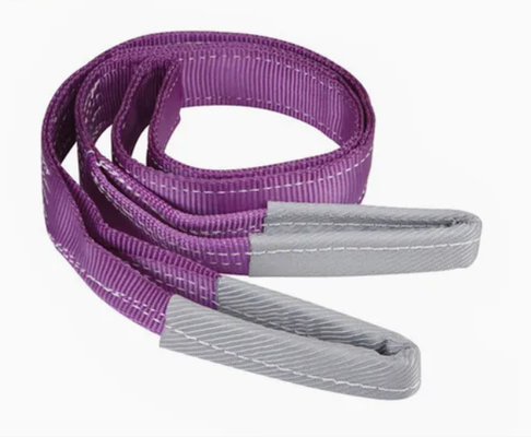 High-Tenacity Blue Polyester Webbing Sling – 240mm Width | Heavy-Duty Lifting Solution
