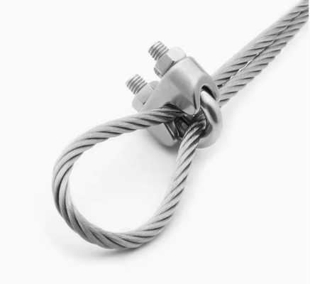 Stainless Steel Galvanized Malleable Wire Rope Pipe Clip Duct Hose Clamp SS304 U Bolt – Secure & Durable Fastening Solution