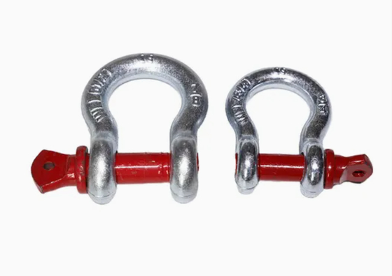 Heavy-Duty Galvanized Crane Shackle for Safe Industrial Lifting