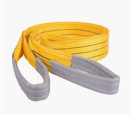 EN 1492-2 Certified 10T Polyester Flat Eye & Eye Webbing Sling – Heavy-Duty Lifting Solution