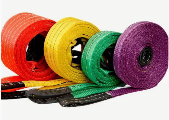 CE Certified Polyester Webbing Sling | 1t-15t Capacity for Safe & Efficient Agricultural Lifting