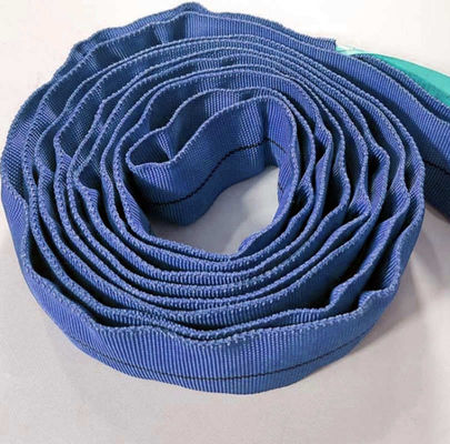 High Tenacity Blue Polyester Webbing Sling 240mm Width