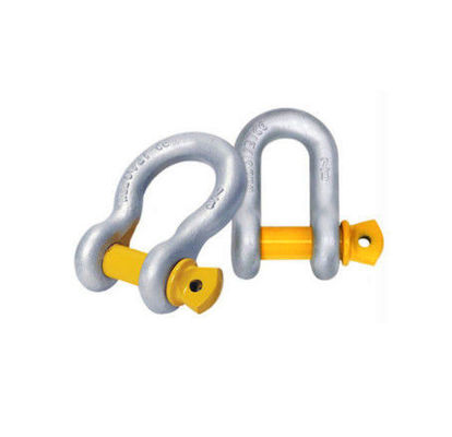 WLL 8.5 Tonne Wide Body Shackles , 1 Inch Screw Pin D Shackle