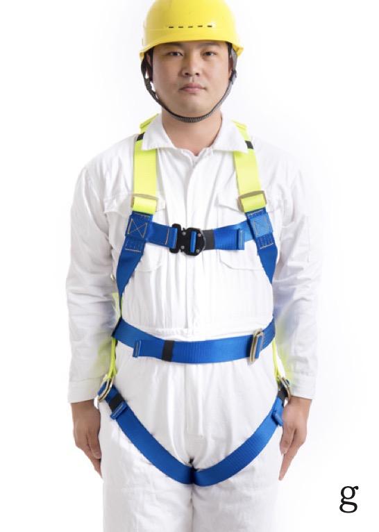 GB 6095 Fall Protection Safety Harnesses , Full Body Harness For