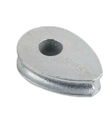 Self Coloured 2 Inch 52mm Steel Wire Rope Thimble
