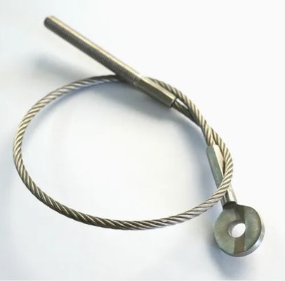 Wedge Socket Inspection Premium Galvanized Wire Rope Sling with Open Wedge Socket | Easy ...