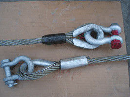 WLL 4750KG 0.75 Inch Wide Body Shackles Alloy Steel Pin
